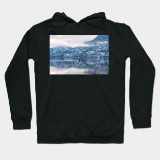 Perfect Day for a Winter Paddle - Okanagan Valley Hoodie